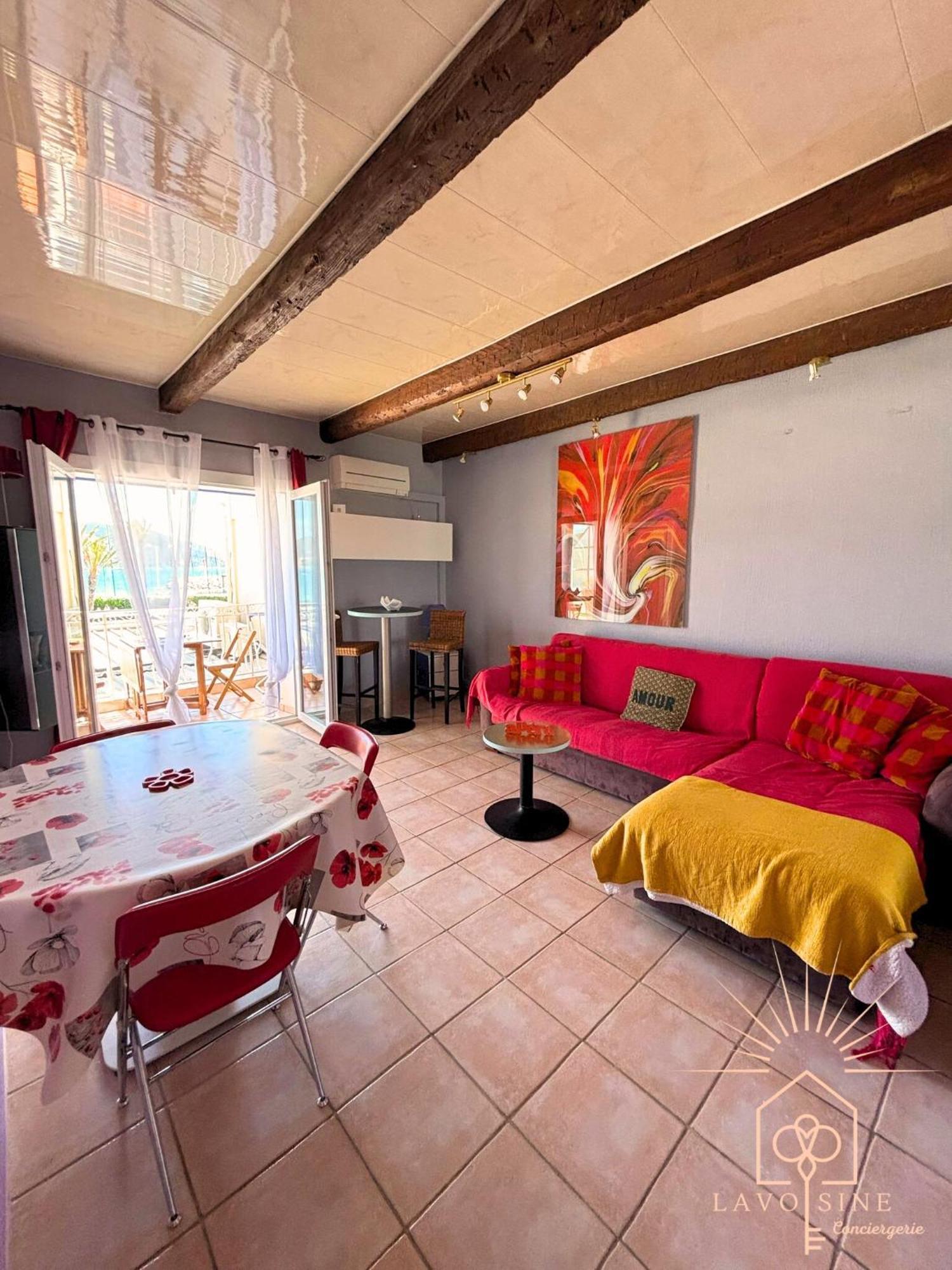 Ferienwohnung Les Pieds Dans L'Eau Saint-Cyr-sur-Mer Exterior foto